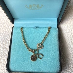 Juicy Couture Lady Luck gold choker necklace